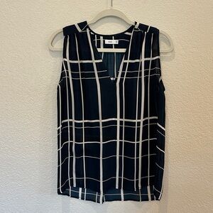 Vince Silk Sleeveless Top